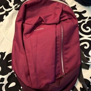 Quechua burgundy backpack